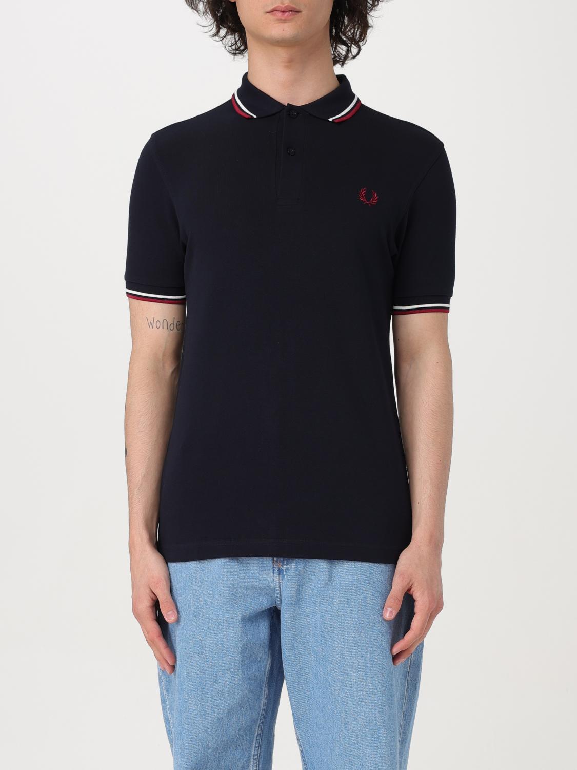 FRED PERRY POLO: Polo hombre Fred Perry, Azul Oscuro 2 - Img 1