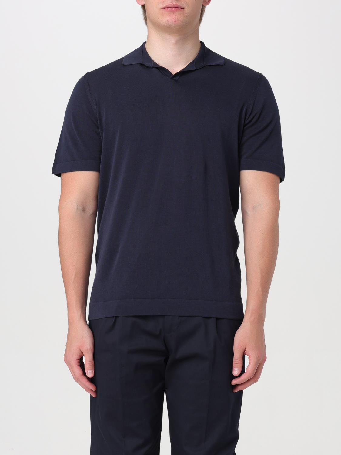 DRUMOHR POLO: Polo hombre Drumohr, Azul Oscuro - Img 1