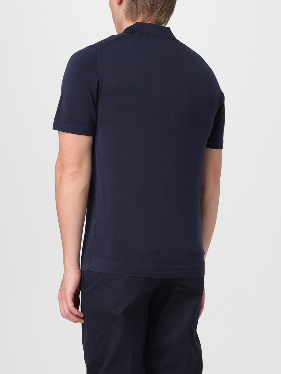 DRUMOHR POLO: Polo hombre Drumohr, Azul Oscuro - Img 2
