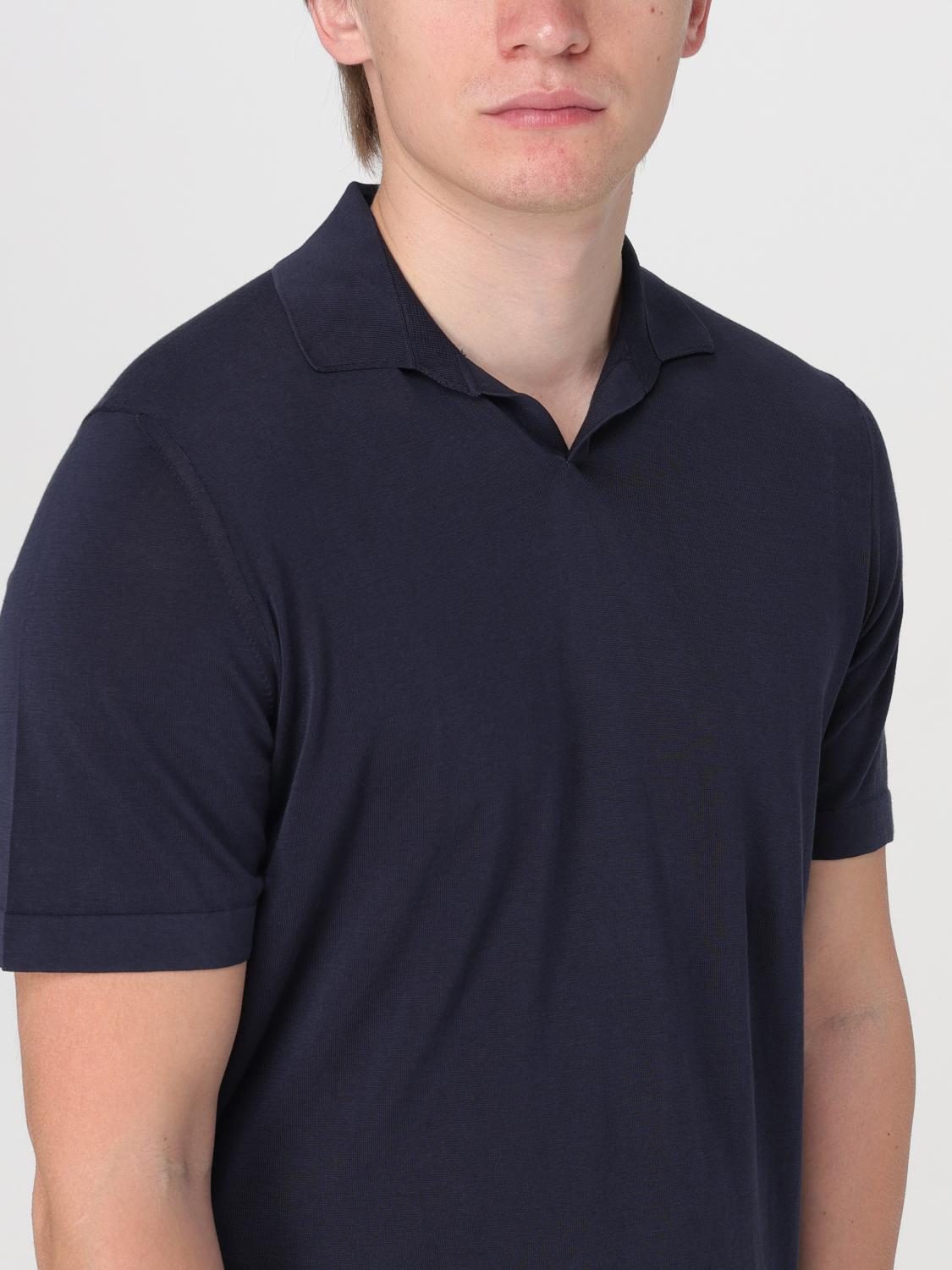 DRUMOHR POLO: Polo hombre Drumohr, Azul Oscuro - Img 3