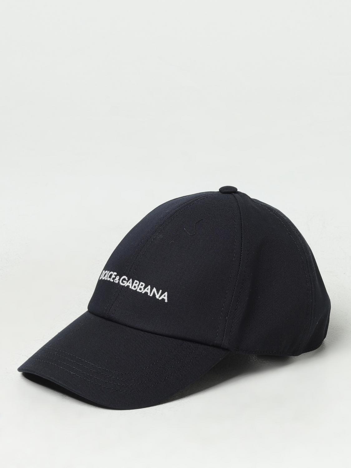 DOLCE & GABBANA GORRO: Gorro hombre Dolce & Gabbana, Azul Oscuro - Img 1