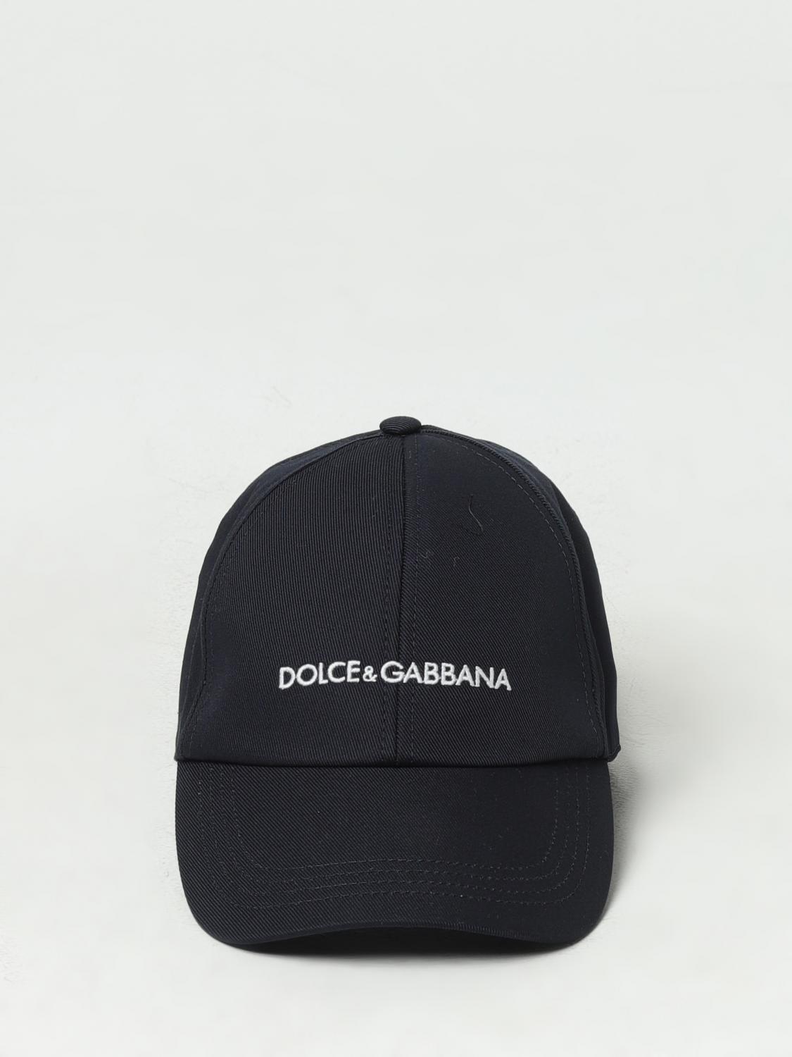 DOLCE & GABBANA GORRO: Gorro hombre Dolce & Gabbana, Azul Oscuro - Img 3