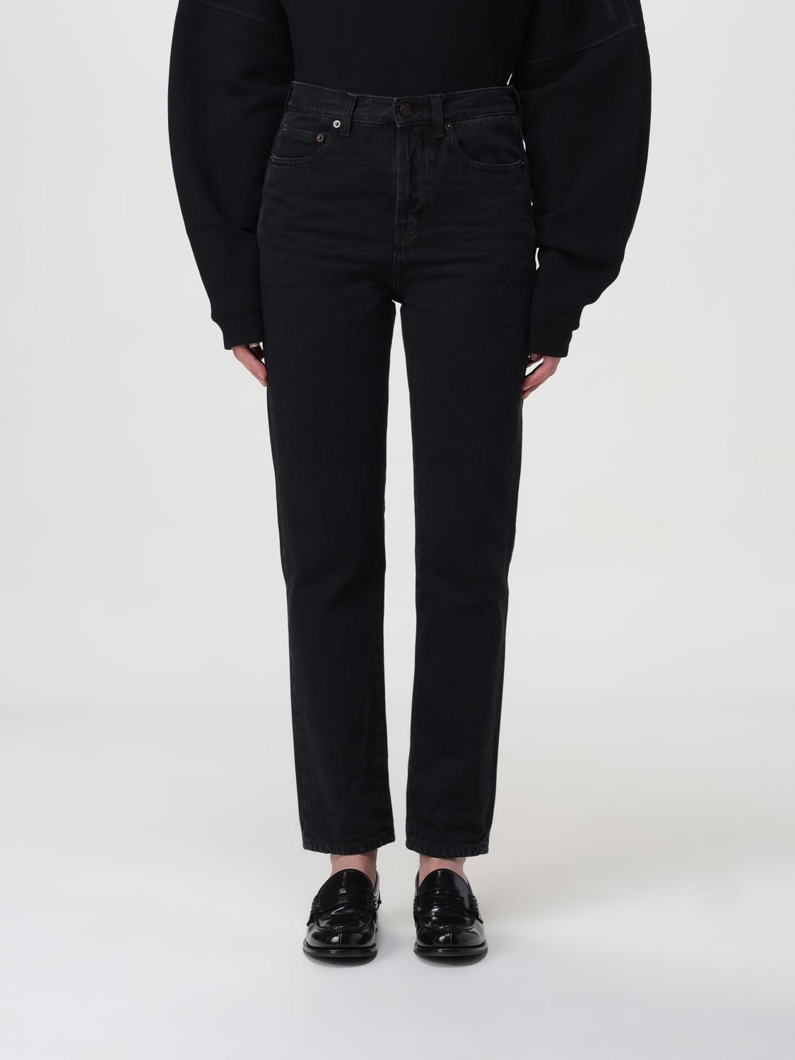 SAINT LAURENT JEANS: Jeans damen Saint Laurent, Schwarz - Img 1