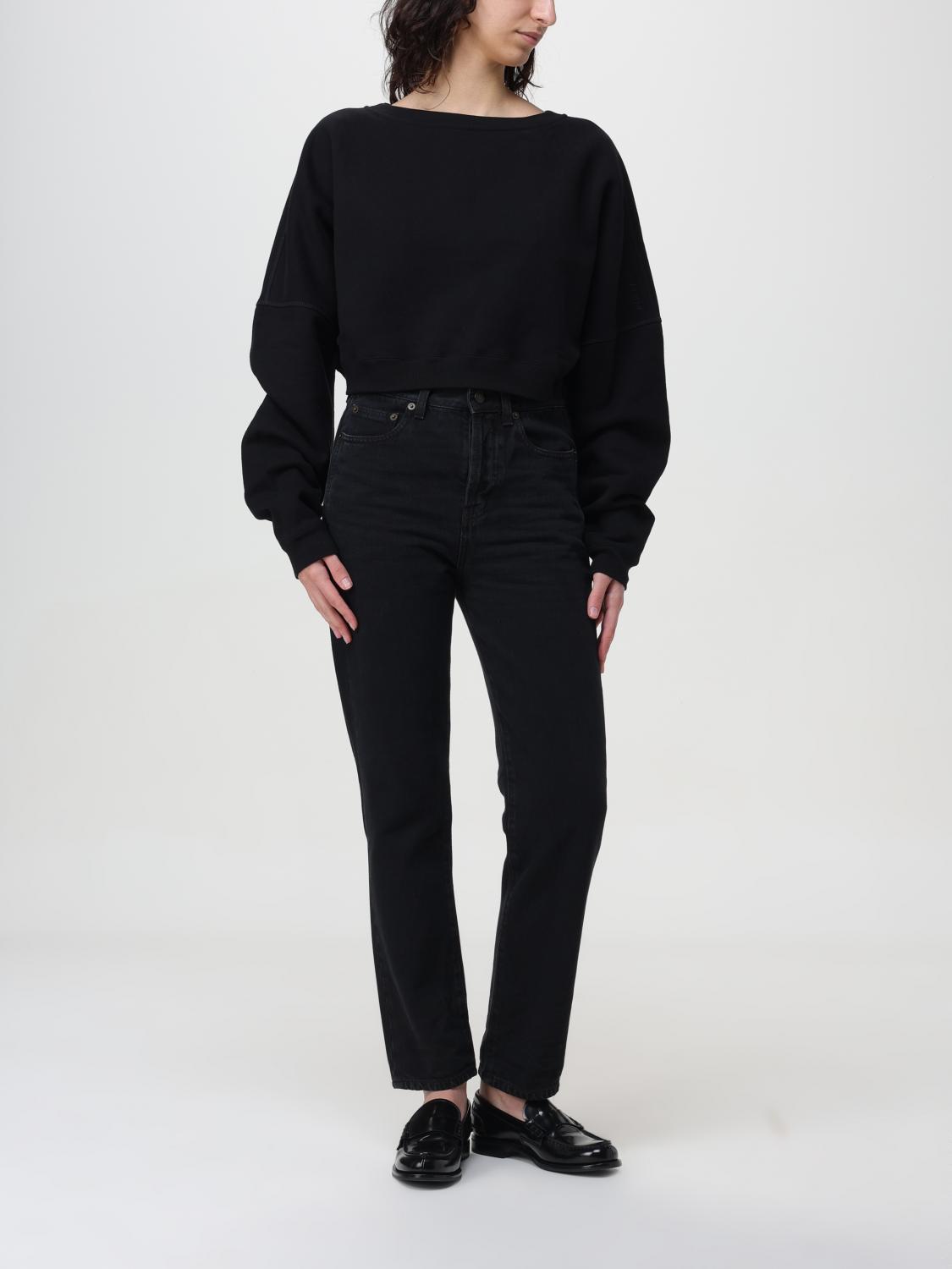 SAINT LAURENT JEANS: Jeans damen Saint Laurent, Schwarz - Img 2
