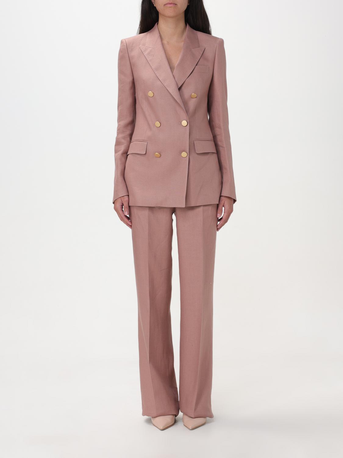 アウターその他 TAGLIATORE Woman Suit Pink TPARIGI12BAD930001R Y1091 Tagliatore Suit for Women SS25 | GIGLIO.COM