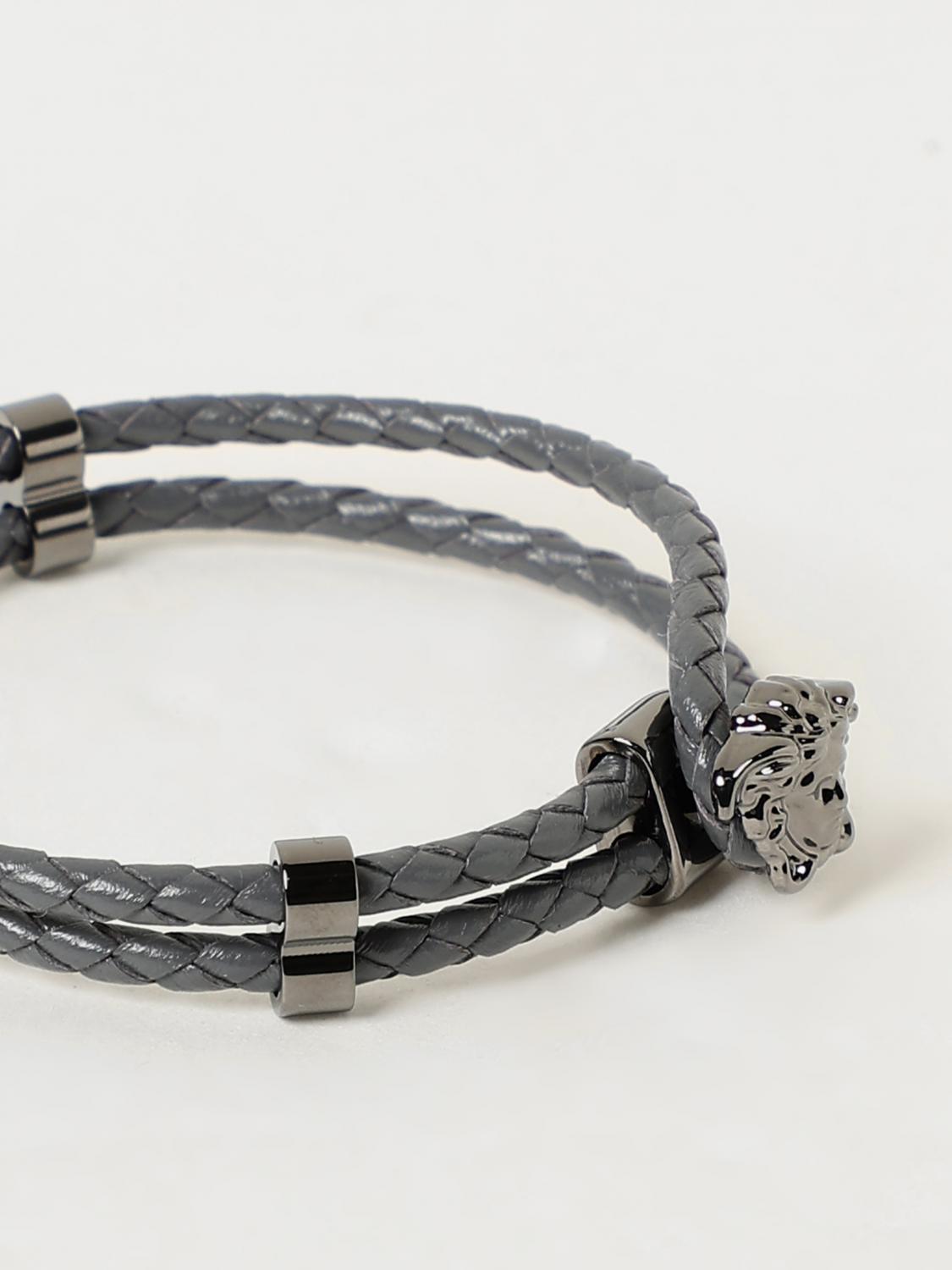 VERSACE JEWEL: Jewel men Versace, Grey - Img 2