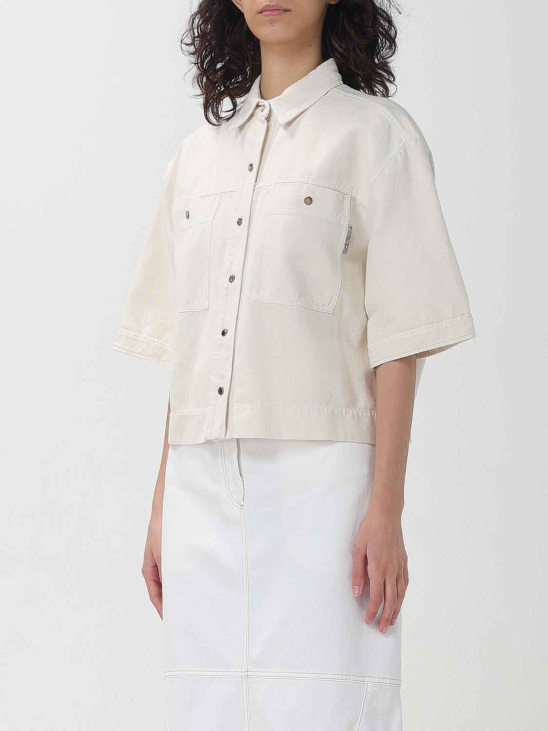 Brunello Cucinelli Shirt woman - White | ML996MH636 | GIGLIO.COM