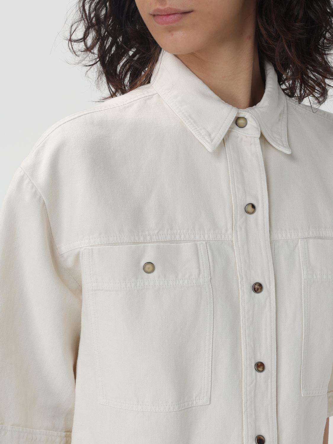 Brunello Cucinelli Shirt woman - White | ML996MH636 | GIGLIO.COM