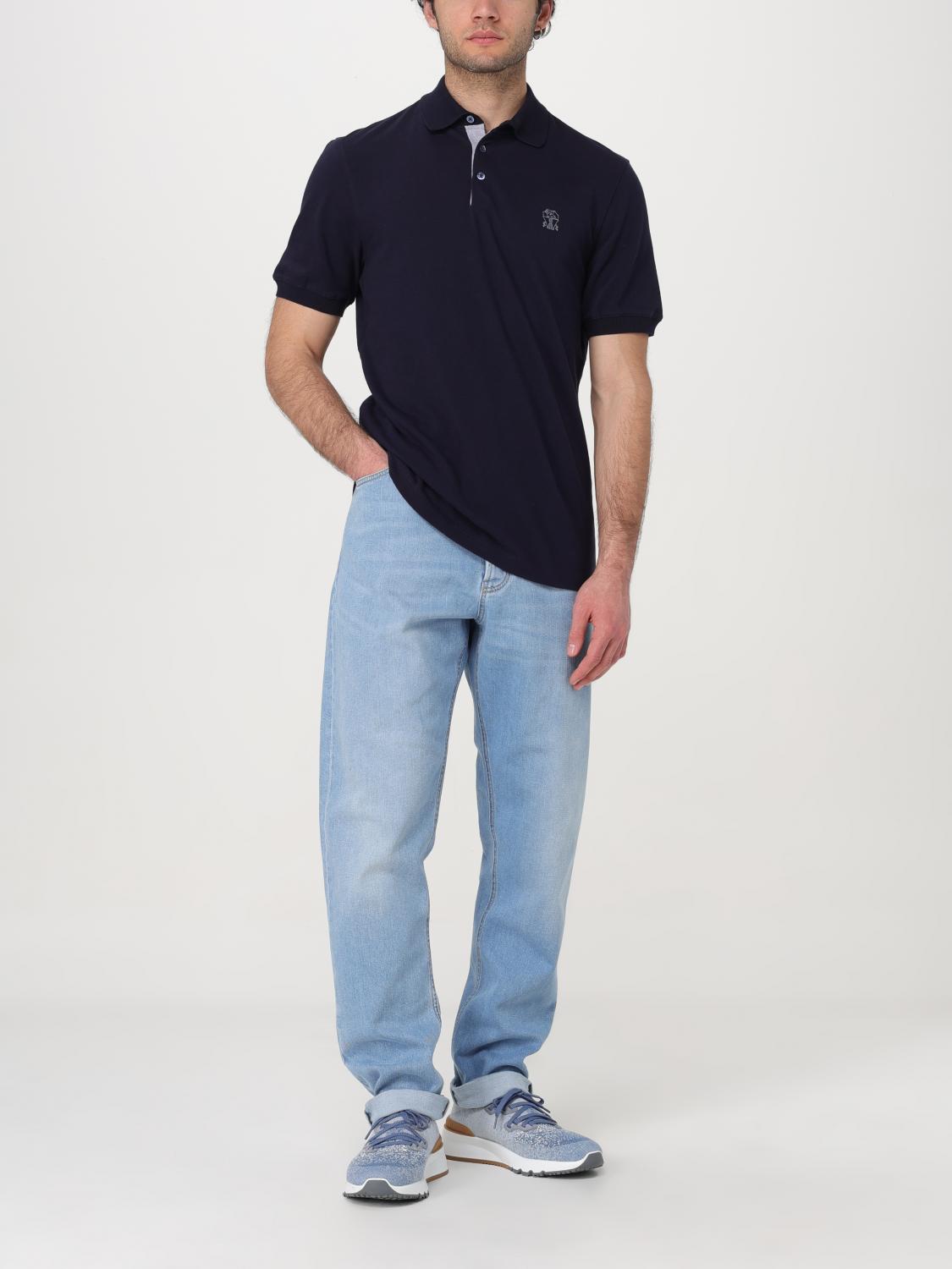 BRUNELLO CUCINELLI JEANS: Jeans men Brunello Cucinelli, Blue - Img 2