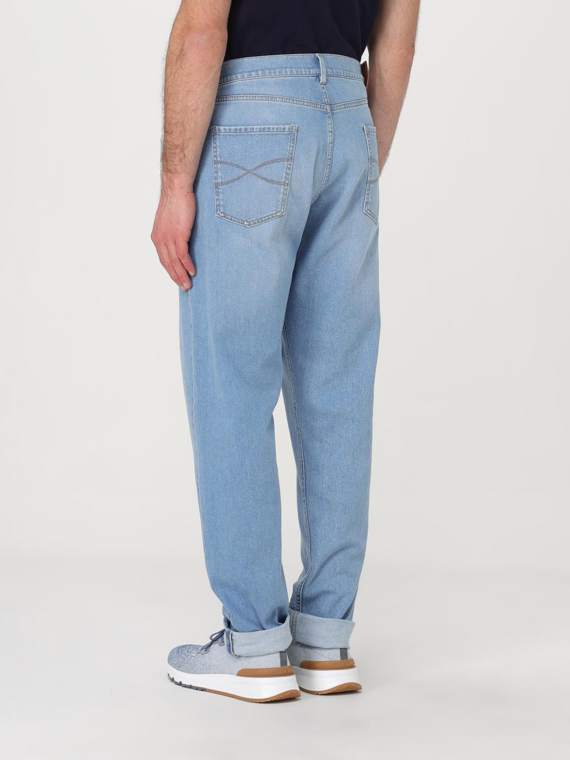 BRUNELLO CUCINELLI JEANS: Jeans men Brunello Cucinelli, Blue - Img 3