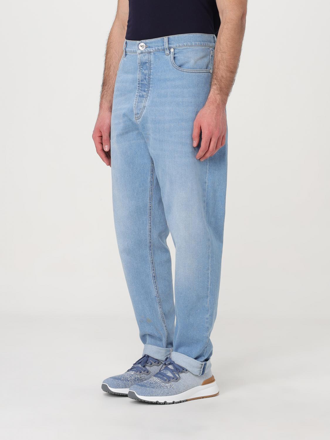 BRUNELLO CUCINELLI JEANS: Jeans men Brunello Cucinelli, Blue - Img 4