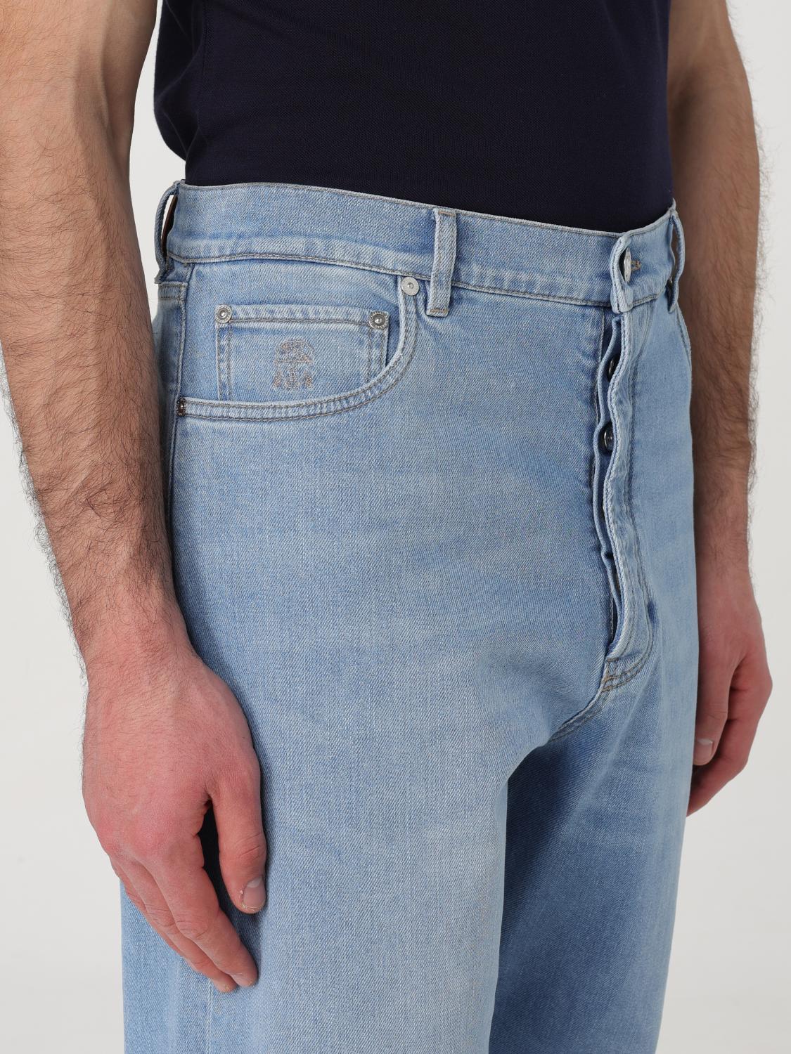 BRUNELLO CUCINELLI JEANS: Jeans men Brunello Cucinelli, Blue - Img 5