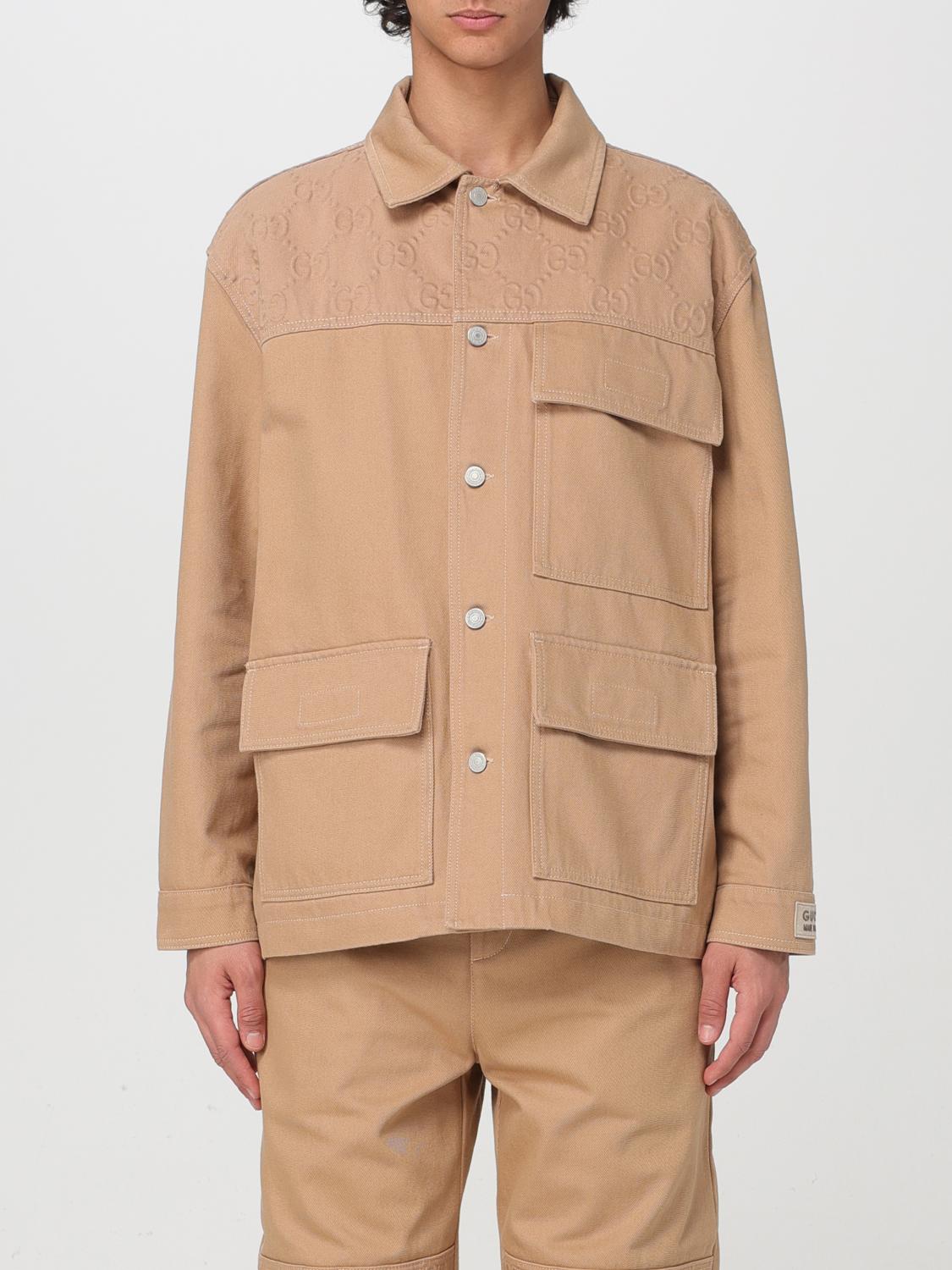 GUCCI JACKET: Jacket men Gucci, Beige - Img 1