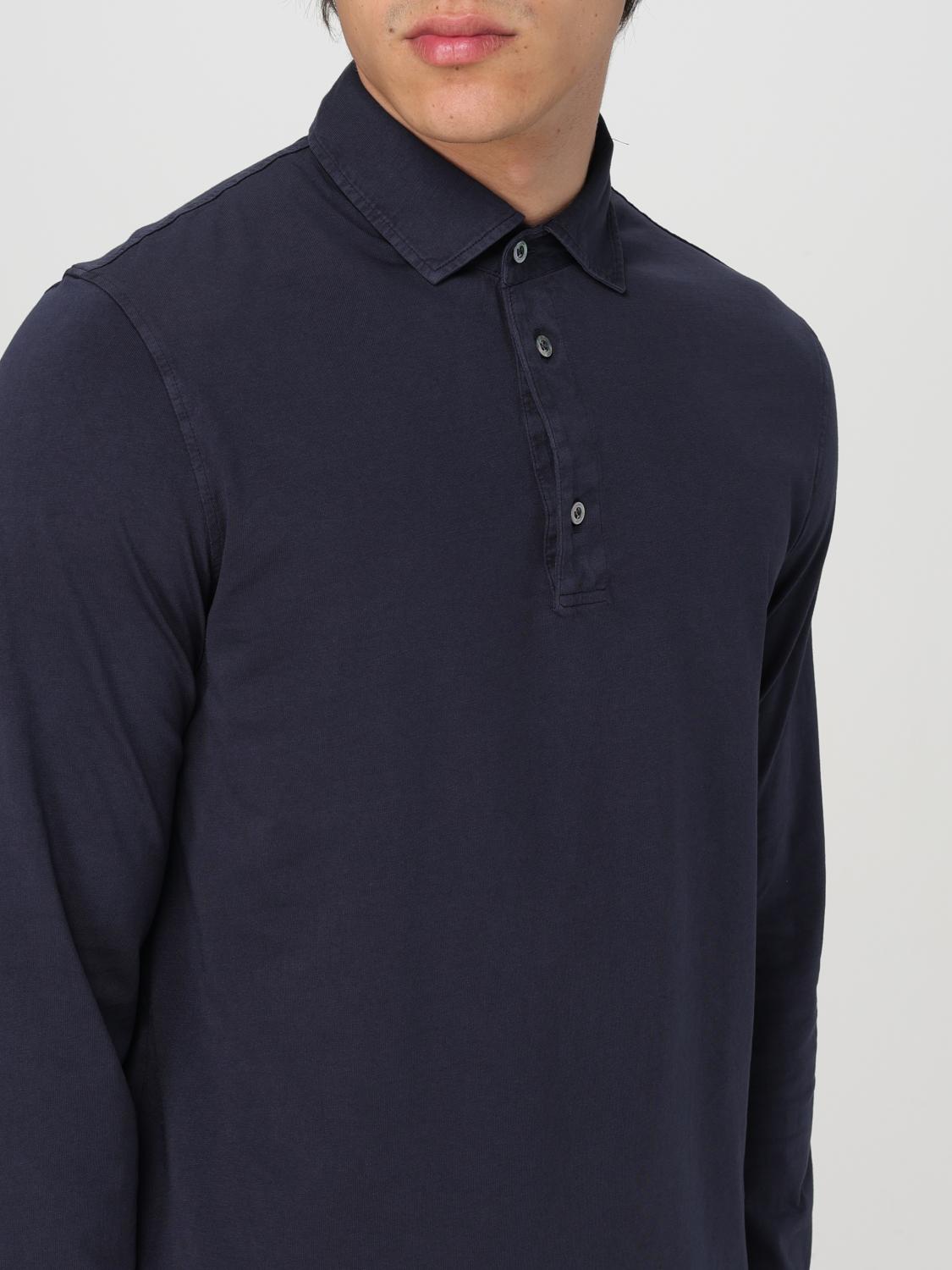 DRUMOHR POLO: Polo hombre Drumohr, Azul Oscuro - Img 3