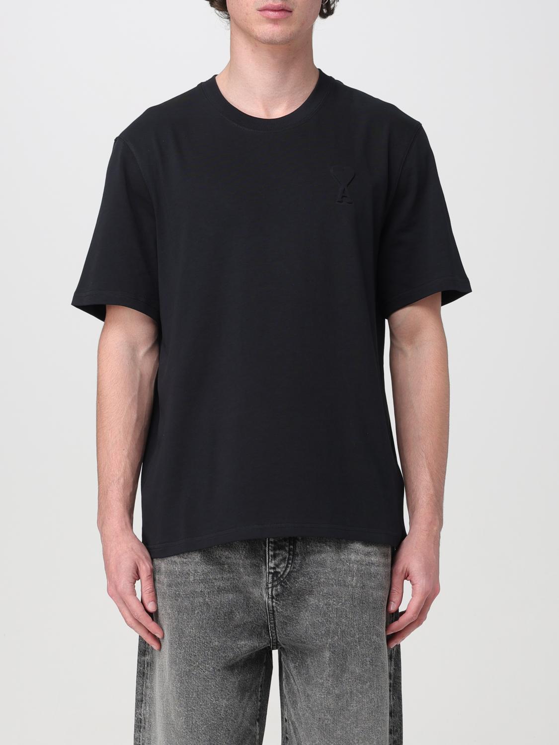 AMI PARIS T-SHIRT: T-shirt men Ami Paris, Black - Img 1