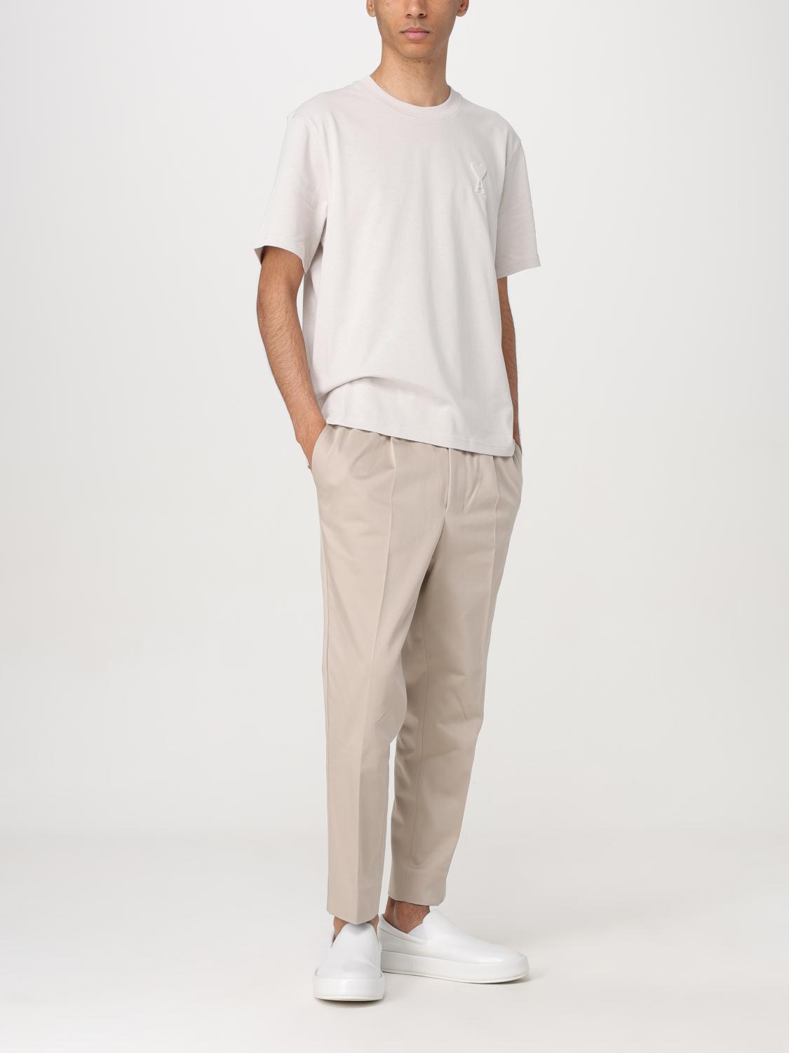 AMI PARIS CAMISETA: Camiseta hombre Ami Paris, Beige - Img 2
