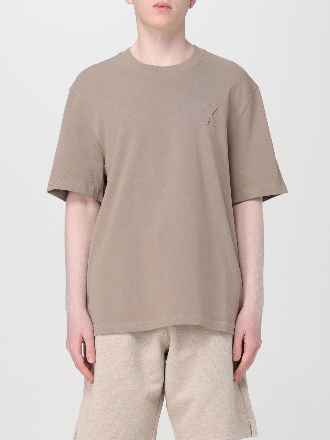 AMI PARIS CAMISETA: Camiseta hombre Ami Paris, Marrón - Img 1