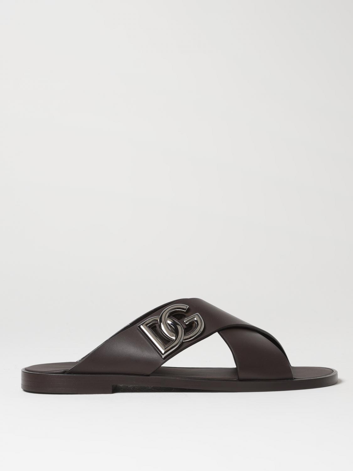 DOLCE & GABBANA SANDALS: Sandals men Dolce & Gabbana, Cocoa - Img 1