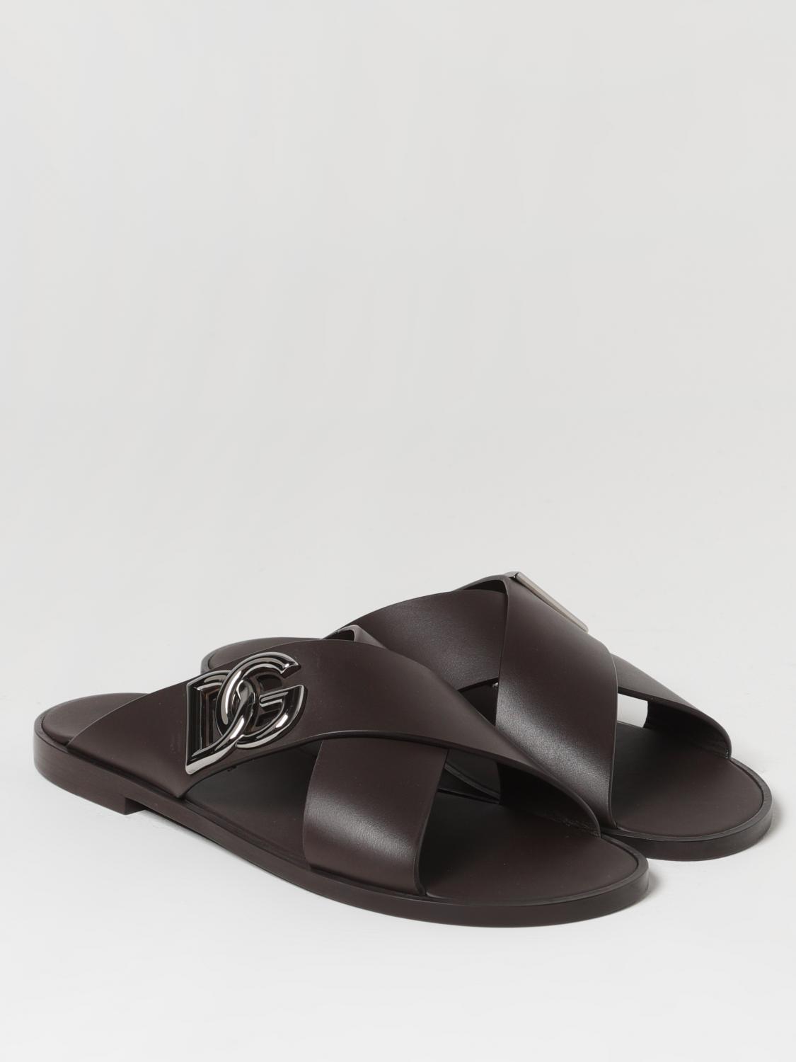 DOLCE & GABBANA SANDALS: Sandals men Dolce & Gabbana, Cocoa - Img 2