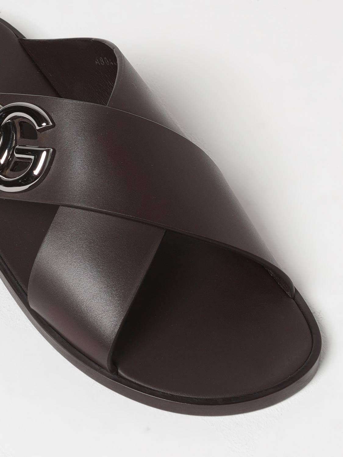 DOLCE & GABBANA SANDALS: Sandals men Dolce & Gabbana, Cocoa - Img 4