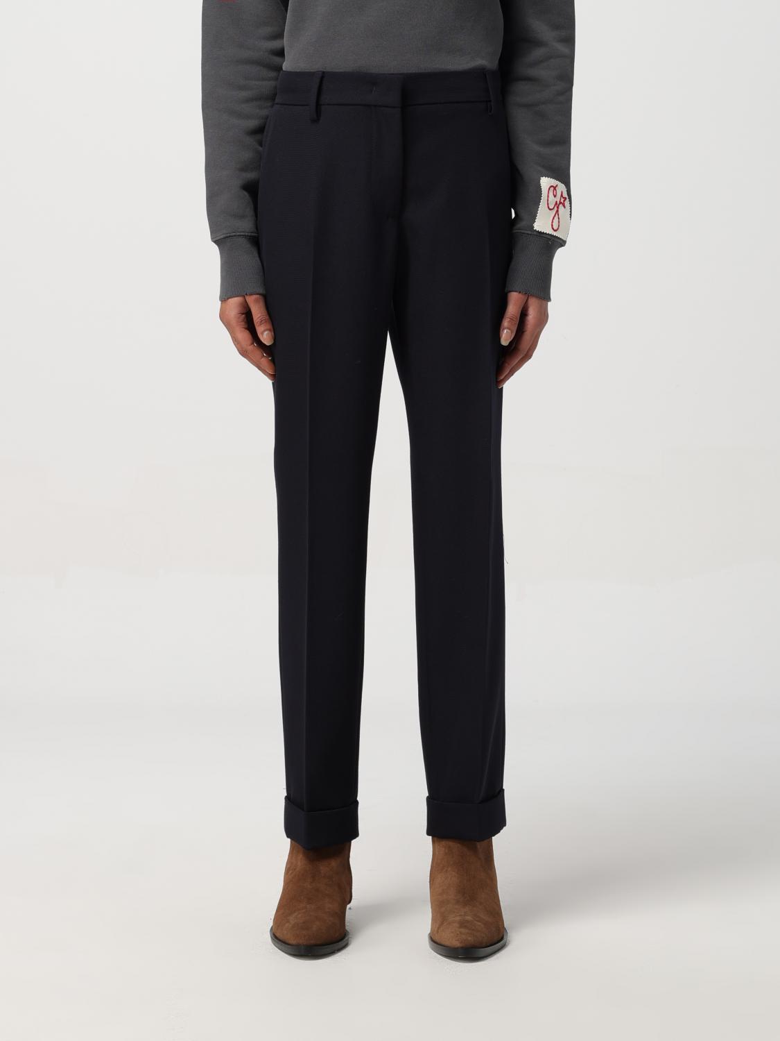 パンツ GOLDEN  Woman Pants Blue GWP00830P00062050486 Golden Goose Outlet: Pants woman - Blue | Golden Goose pants
