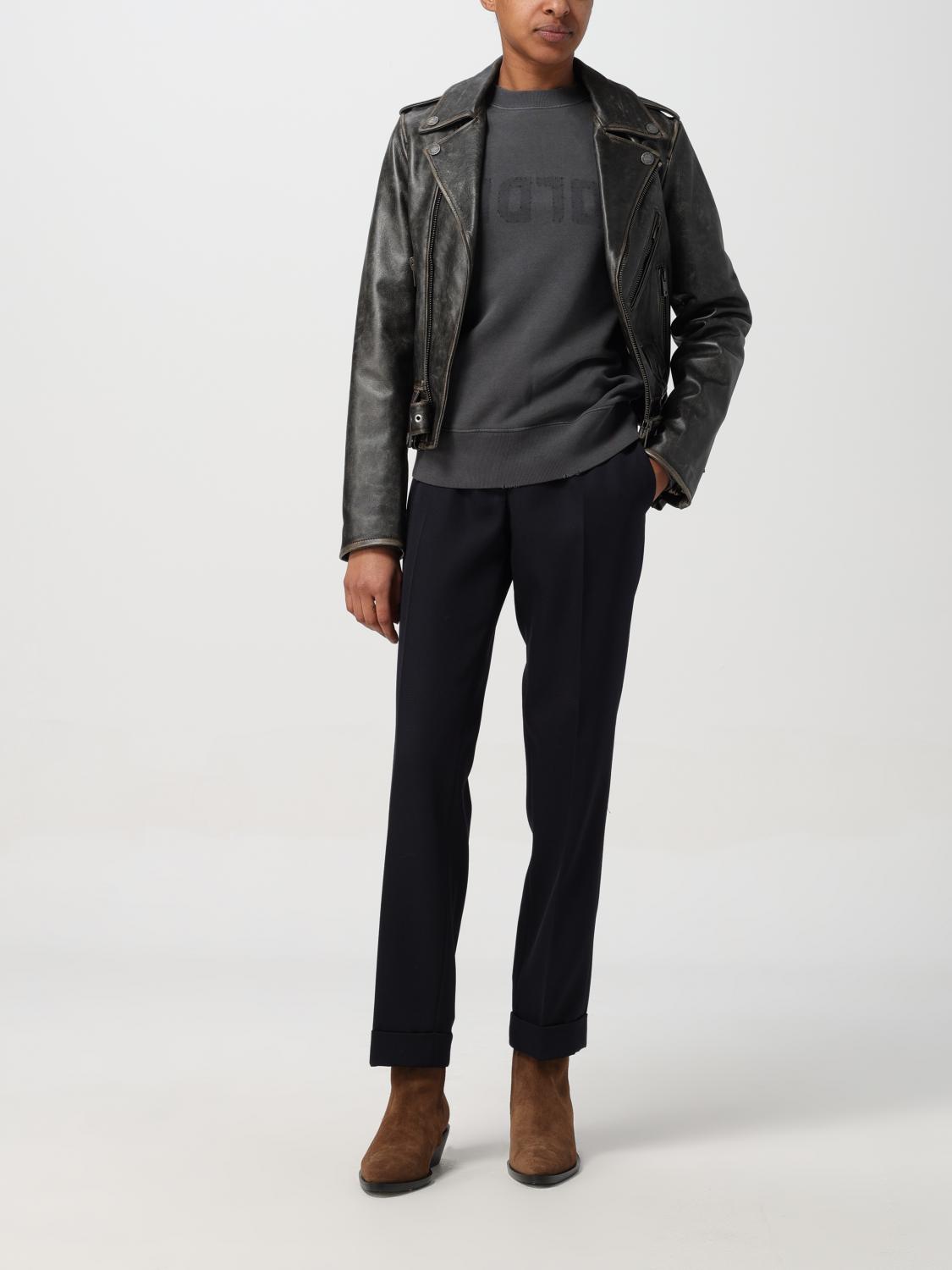 パンツ GOLDEN  Woman Pants Blue GWP00830P00062050486 Golden Goose Outlet: Pants woman - Blue | Golden Goose pants