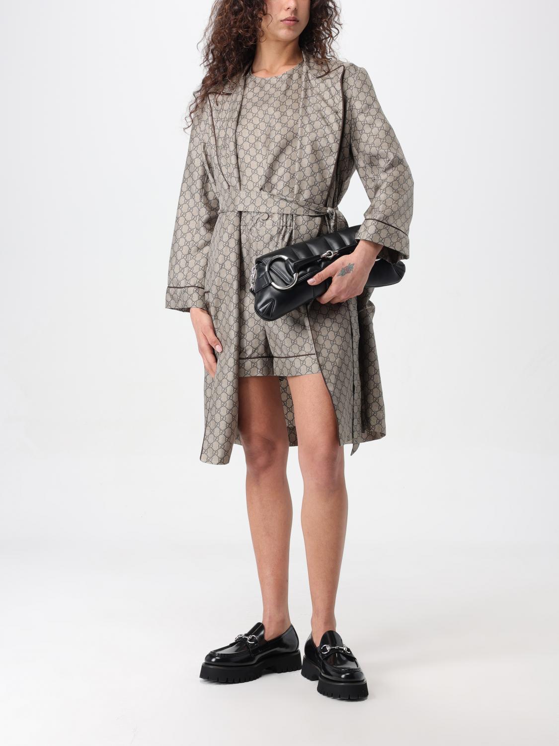 Gucci ショートパンツ レディース - ブラウン | 772400ZANRP | GIGLIO.COM