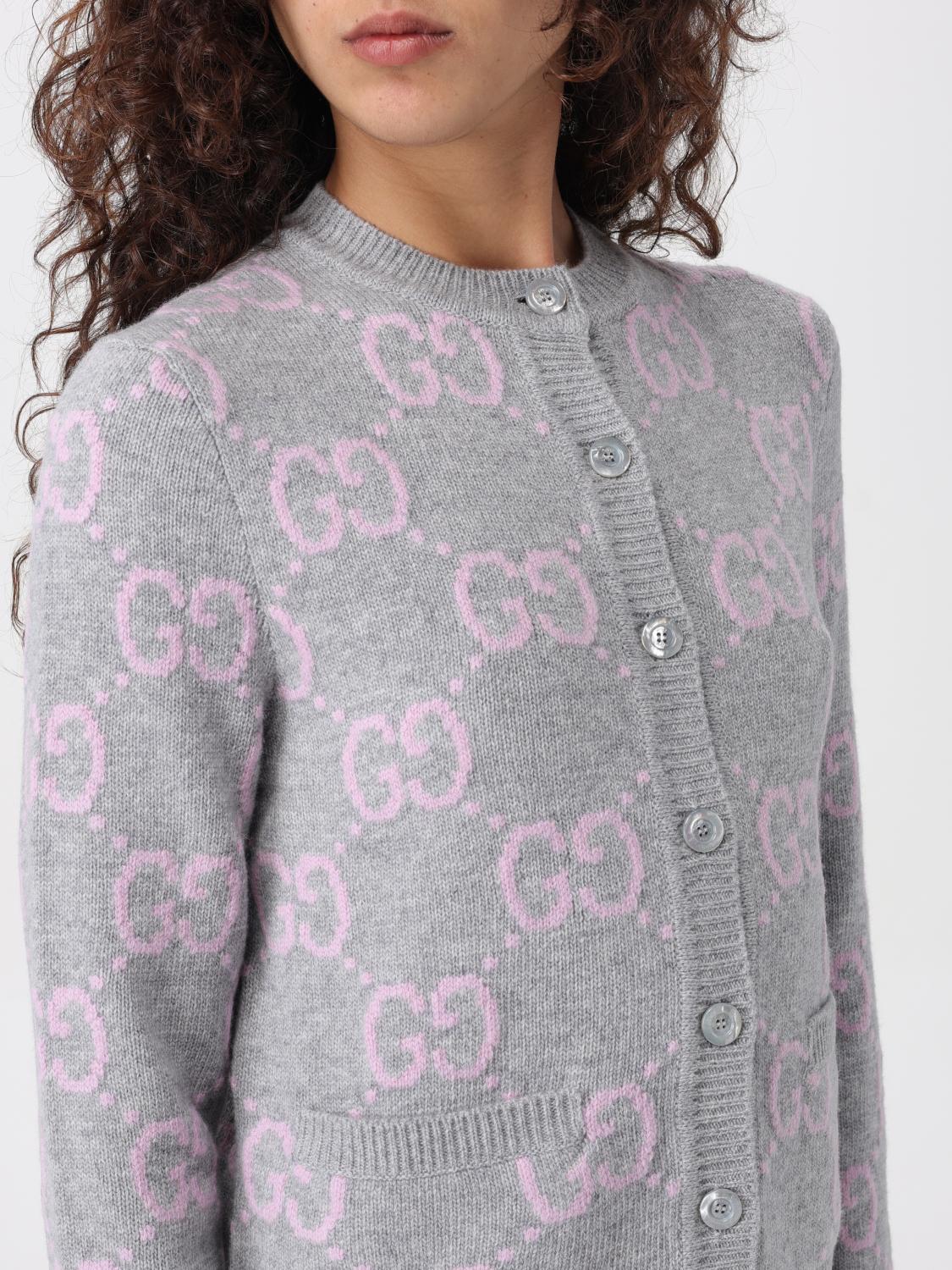 GUCCI：セーター レディース - グレー | GIGLIO.COMオンラインのGucci