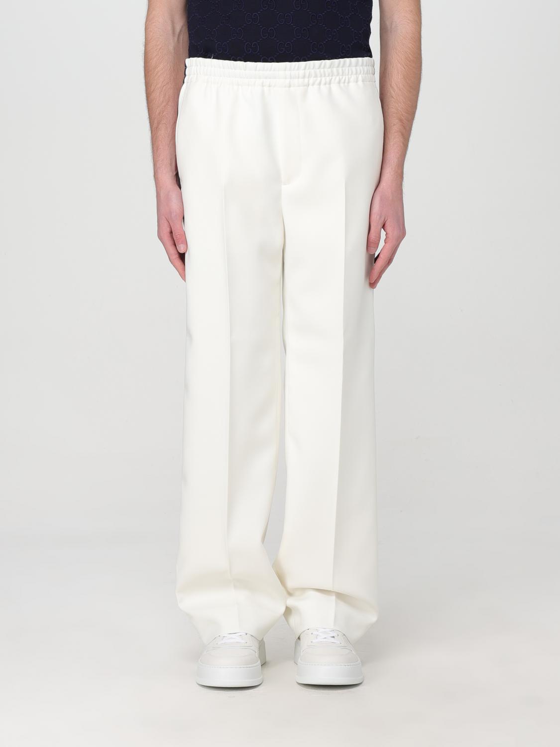 GUCCI TROUSERS: Trousers men Gucci, White - Img 1