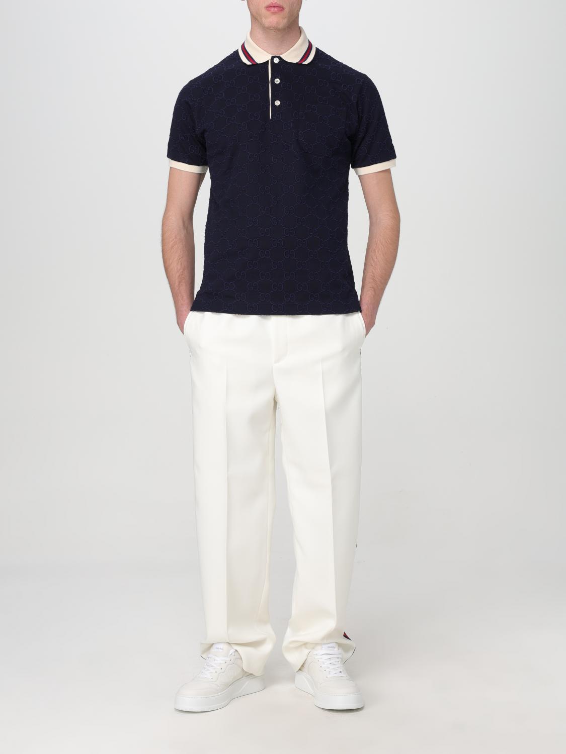 GUCCI TROUSERS: Trousers men Gucci, White - Img 2