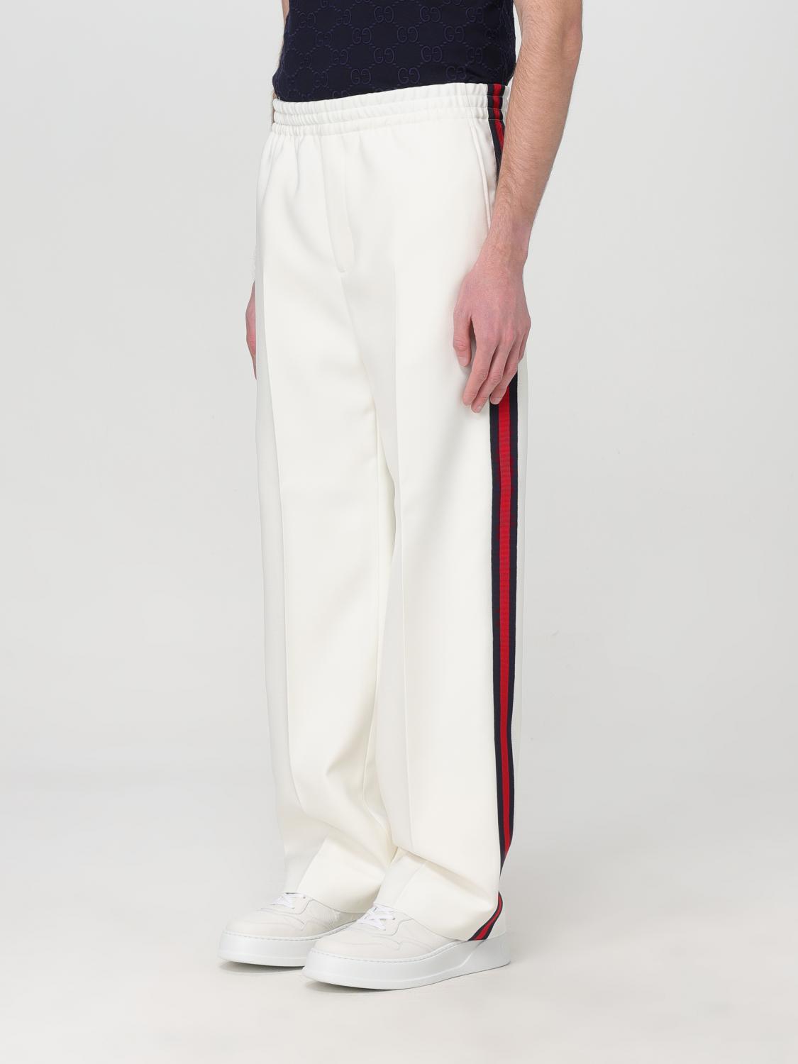 GUCCI TROUSERS: Trousers men Gucci, White - Img 4