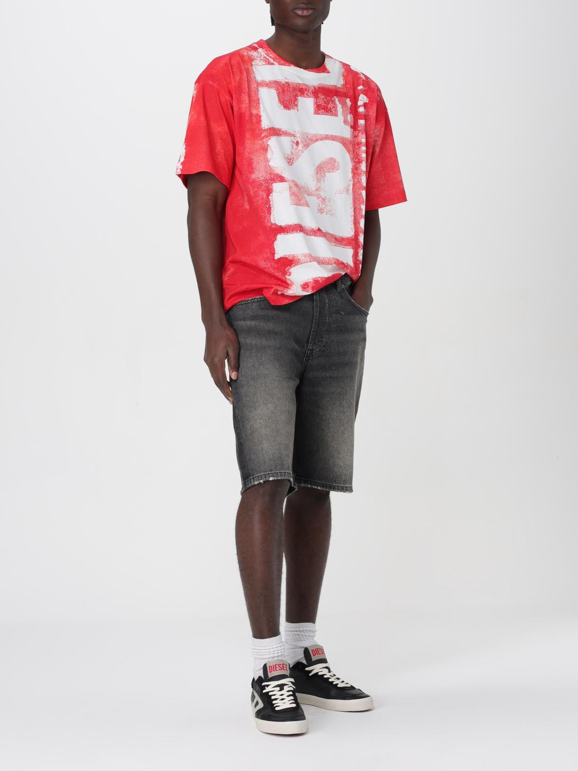 DIESEL T-SHIRT: T-shirt men Diesel, Red - Img 2