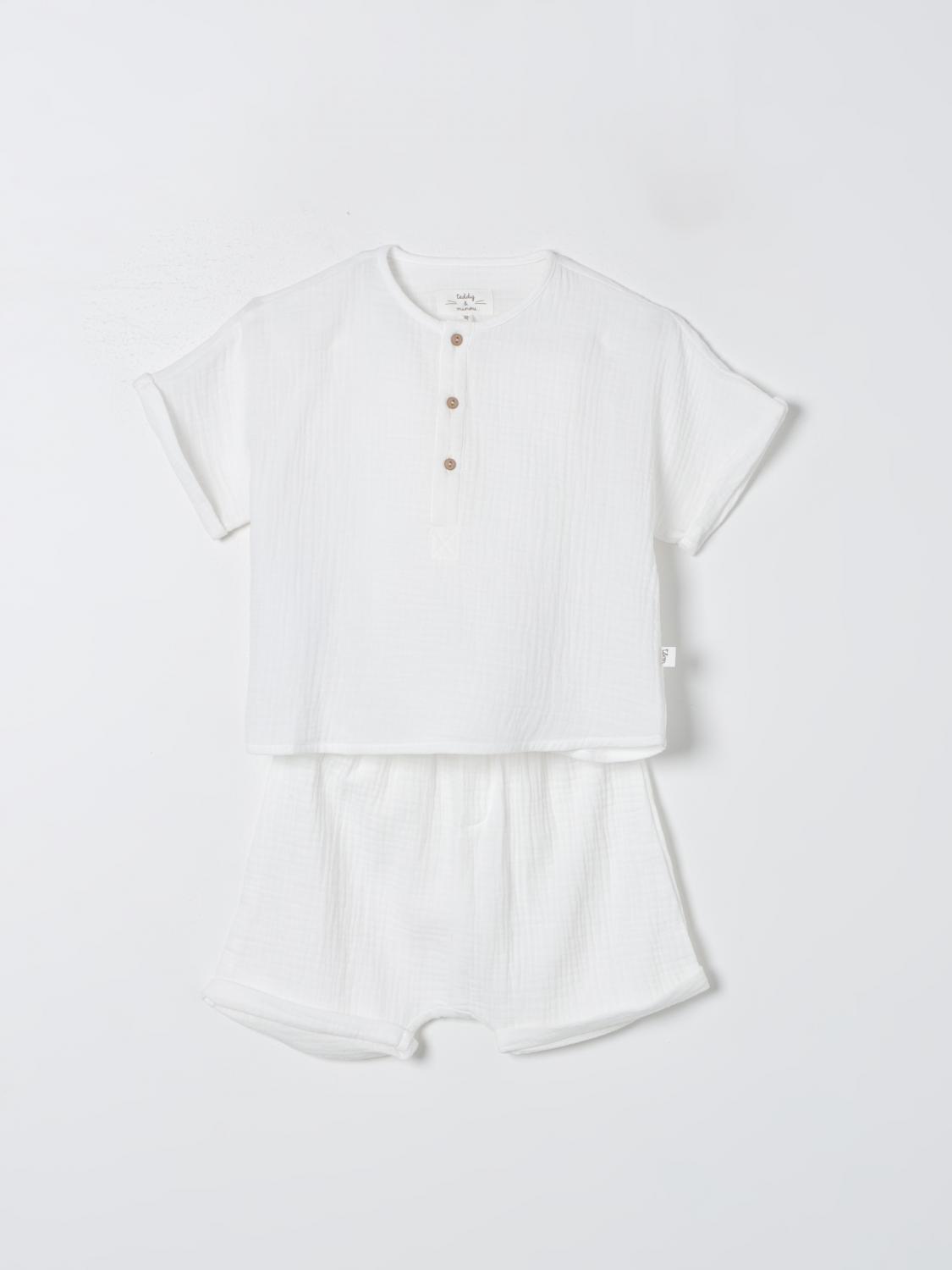 TEDDY & MINOU ENSEMBLE: Robe enfant Teddy & Minou, Blanc - Img 1