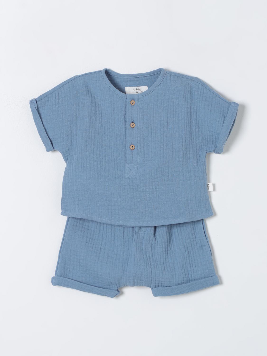 TEDDY & MINOU ENSEMBLE: Robe enfant Teddy & Minou, Bleu - Img 1