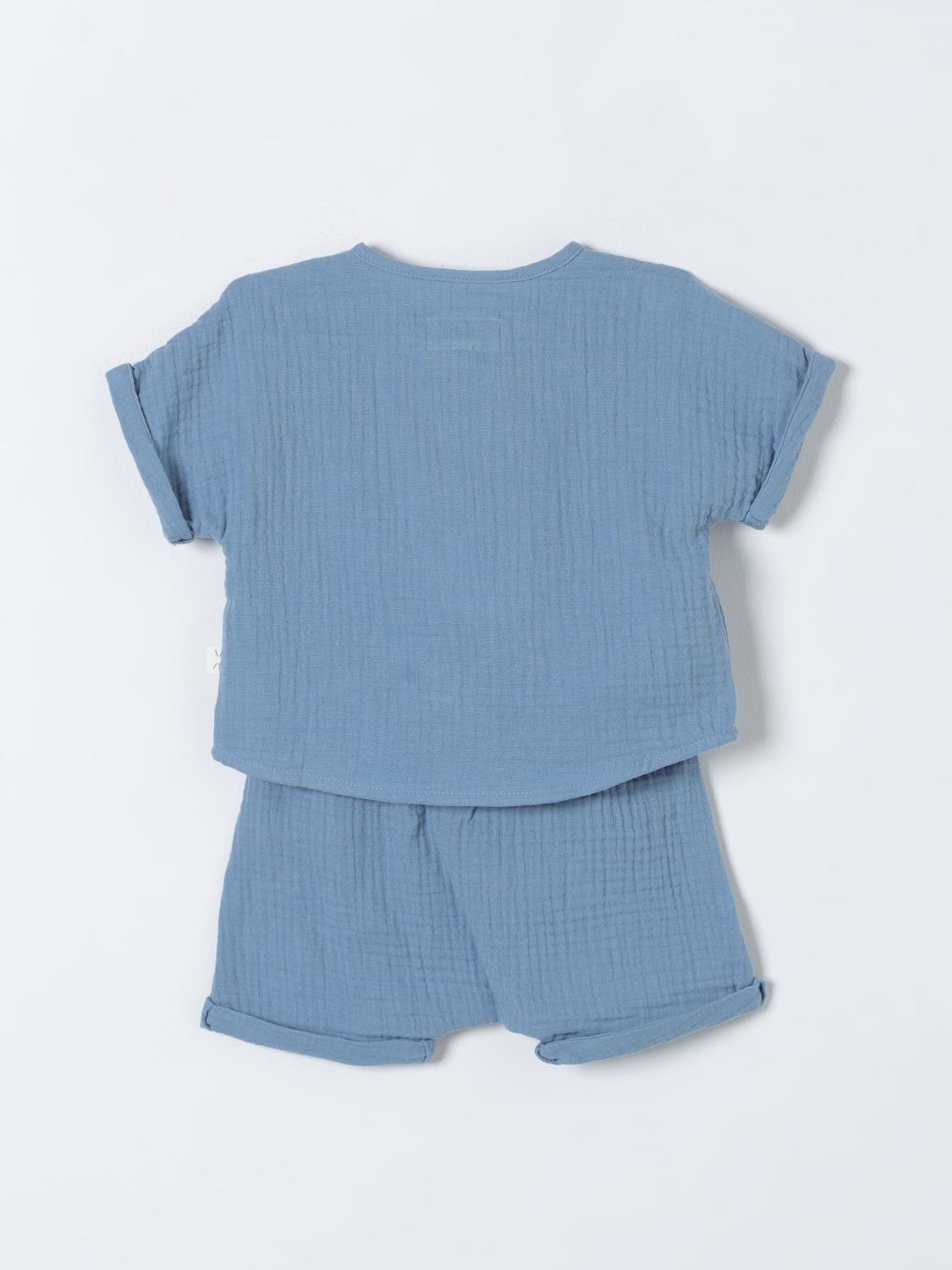 TEDDY & MINOU ENSEMBLE: Robe enfant Teddy & Minou, Bleu - Img 2