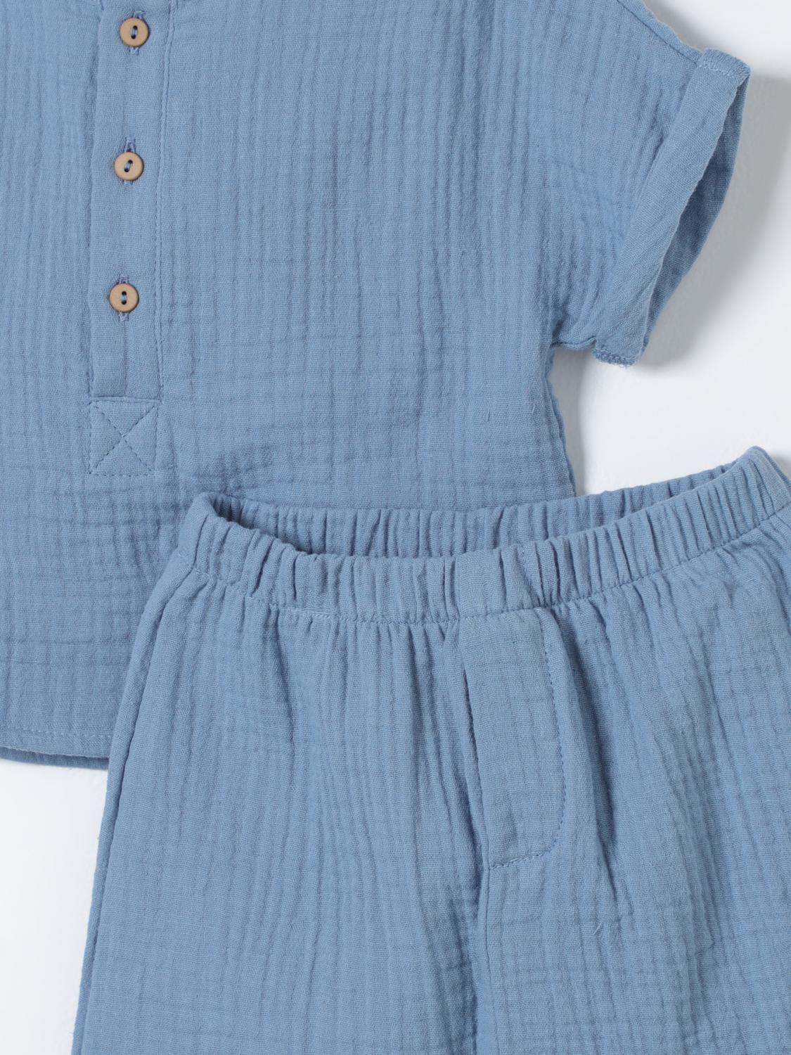 TEDDY & MINOU ENSEMBLE: Robe enfant Teddy & Minou, Bleu - Img 3