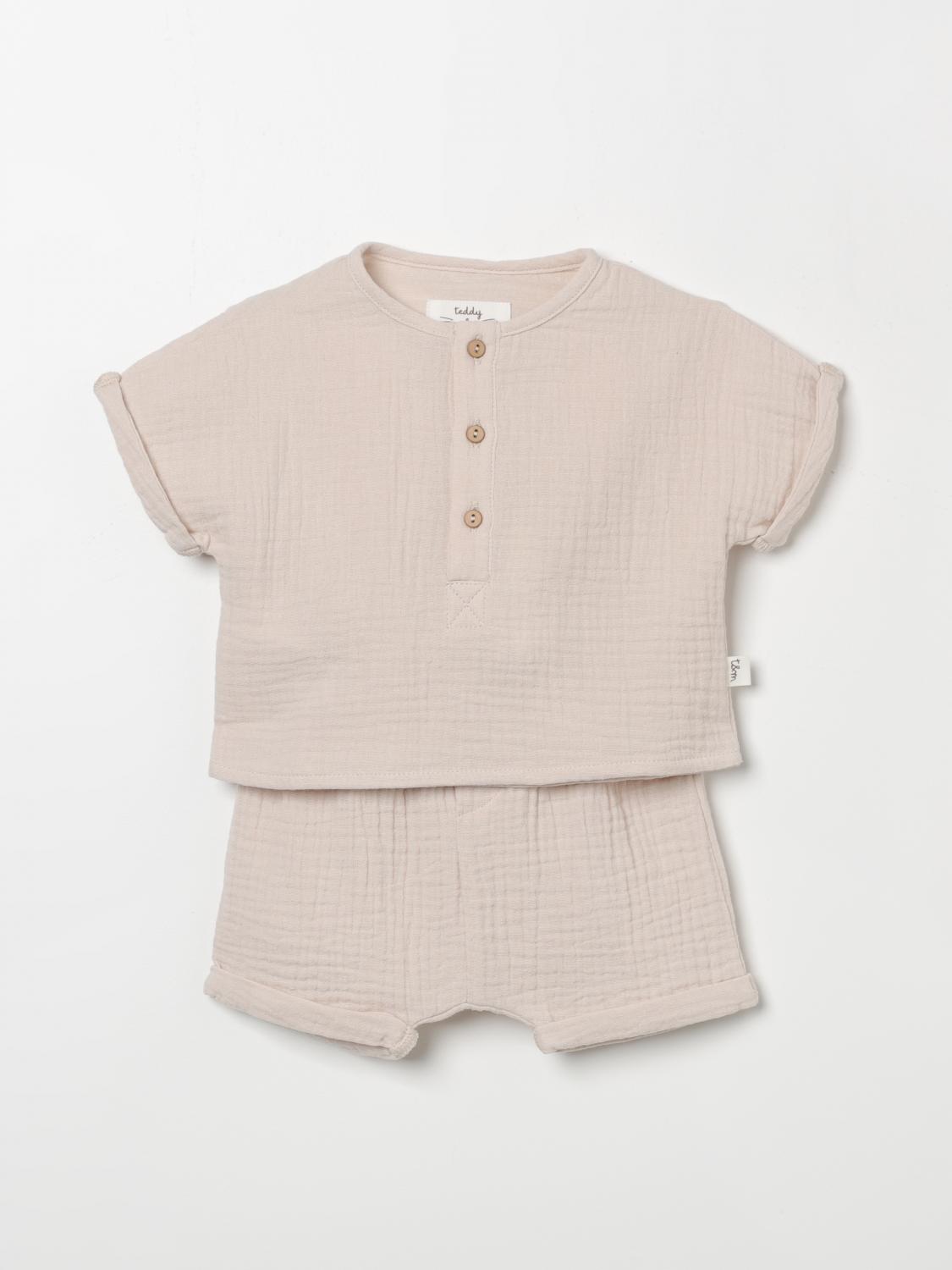 TEDDY & MINOU ENSEMBLE: Robe enfant Teddy & Minou, Beige - Img 1