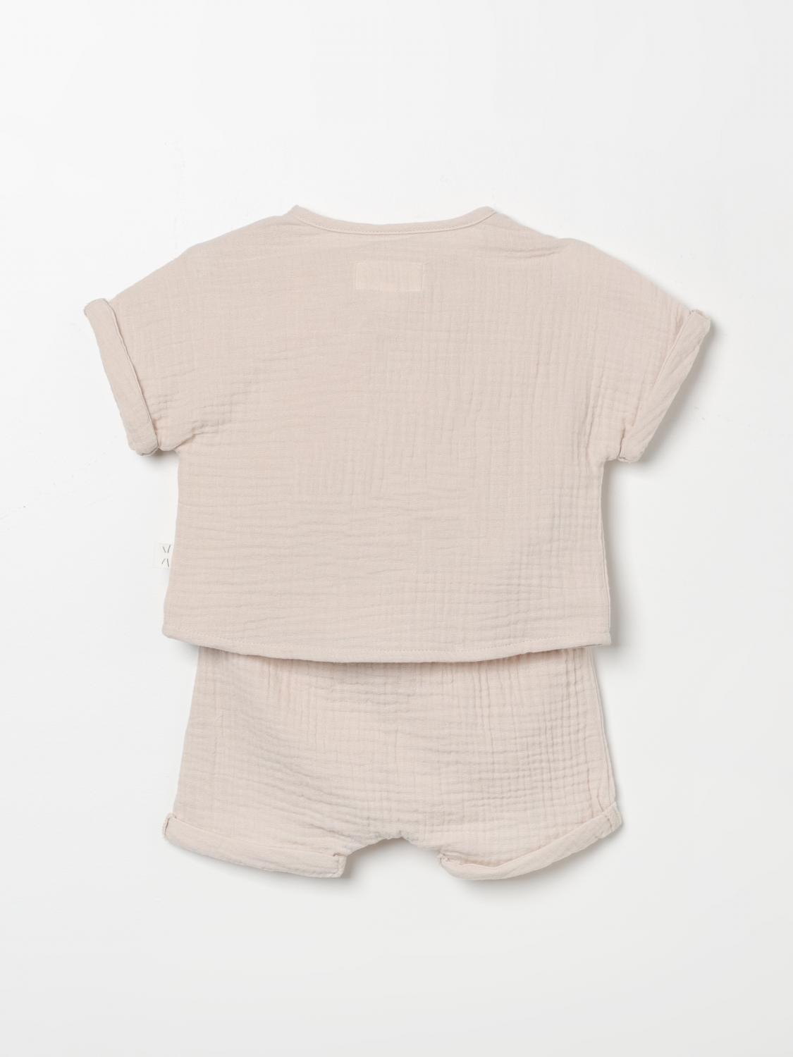 TEDDY & MINOU ENSEMBLE: Robe enfant Teddy & Minou, Beige - Img 2