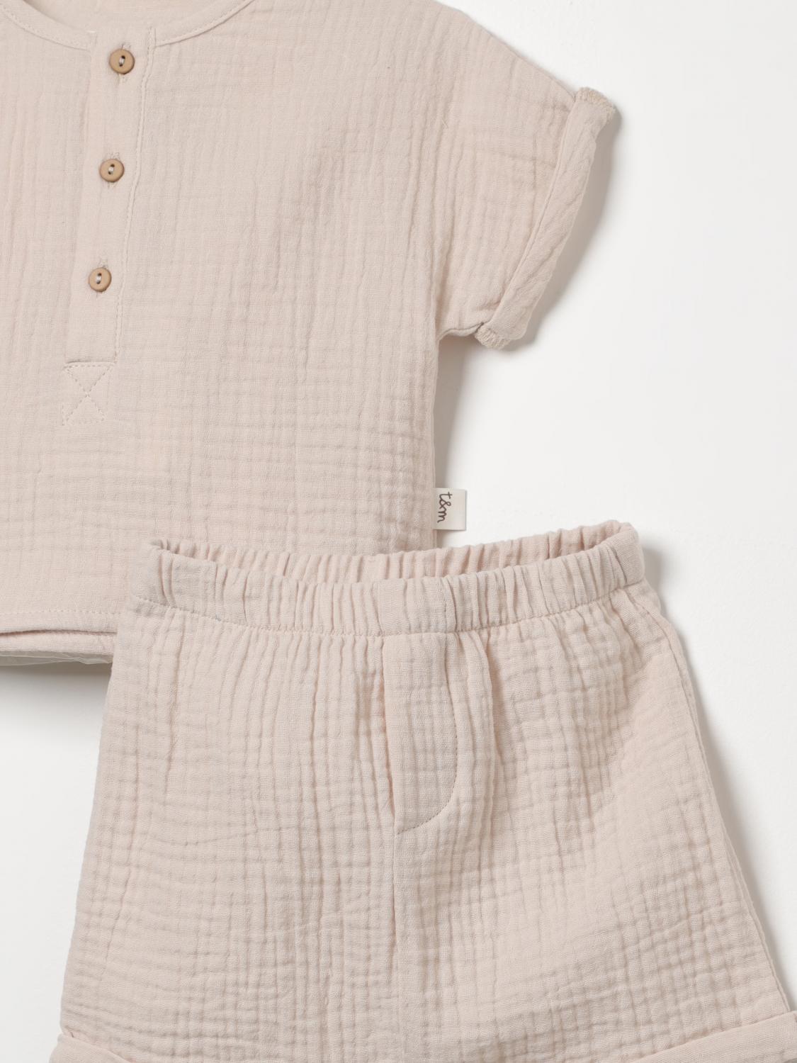 TEDDY & MINOU ENSEMBLE: Robe enfant Teddy & Minou, Beige - Img 3