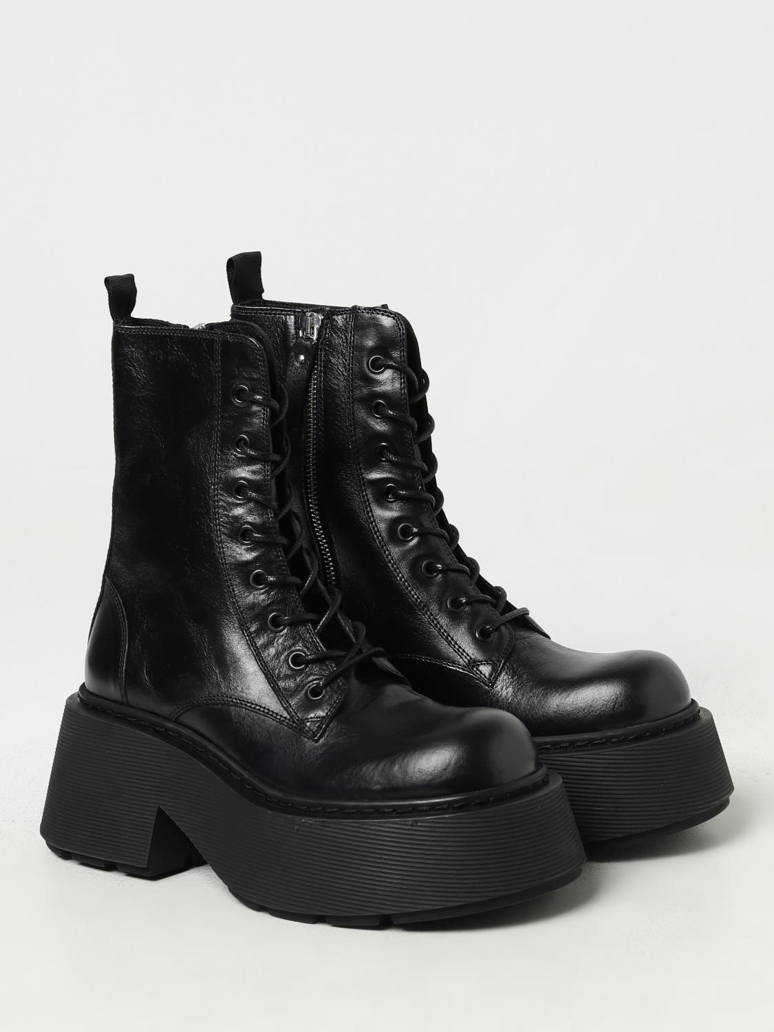 VIC MATIÉ: Flat ankle boots woman - Black | Vic Matié flat VIC MATIÉ: Flat ankle boots woman - Black | Vic Matié flat