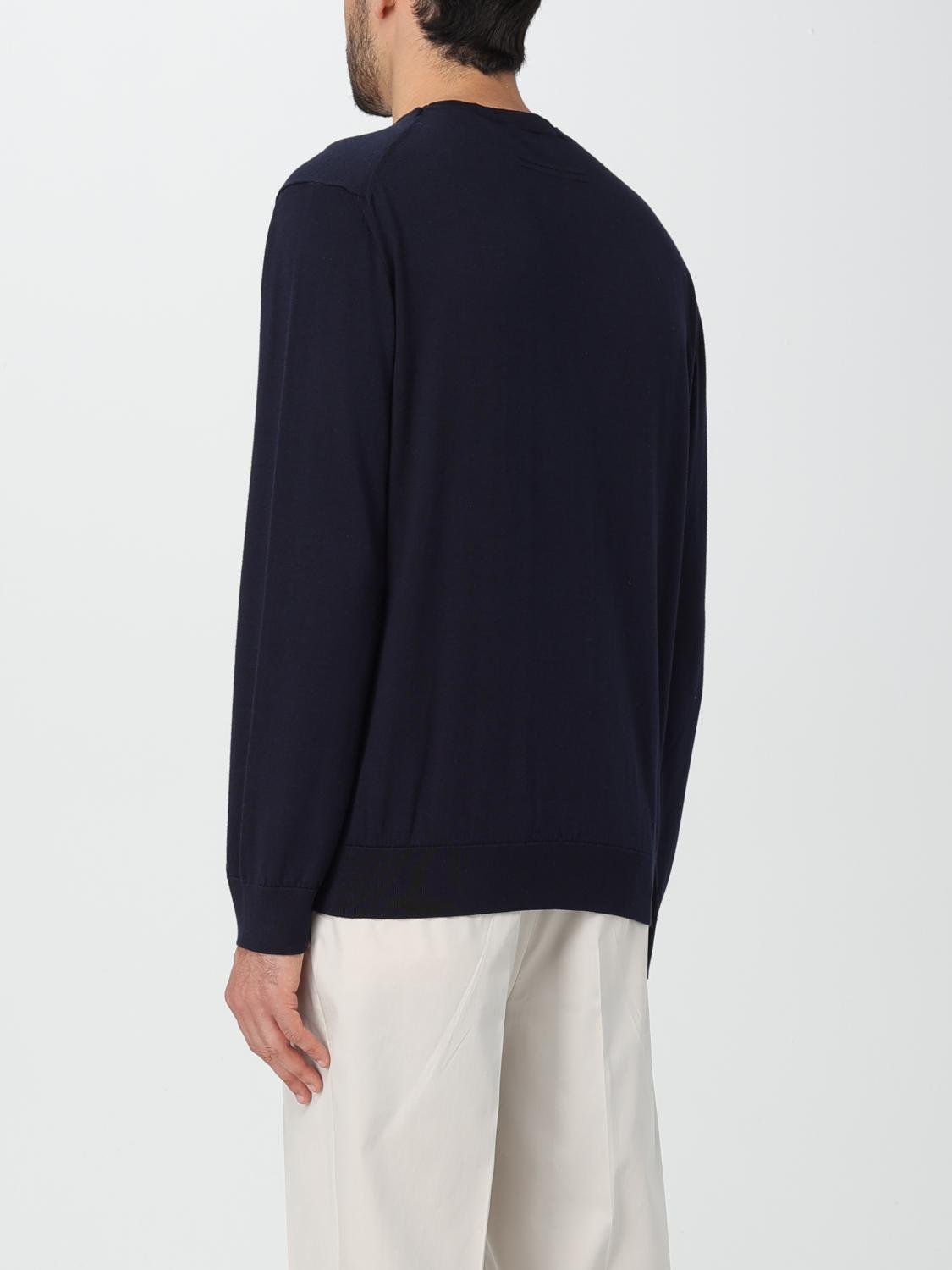 ZEGNA PULL: Pull homme Zegna, Bleu Marine - Img 3