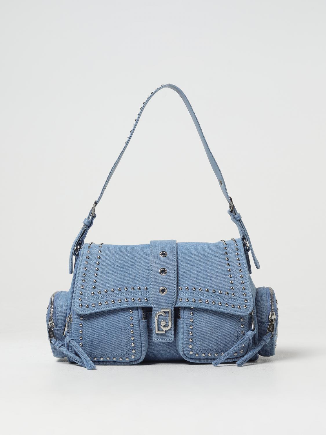 LIU JO: Crossbody bags woman - Blue | Liu Jo shoulder bag