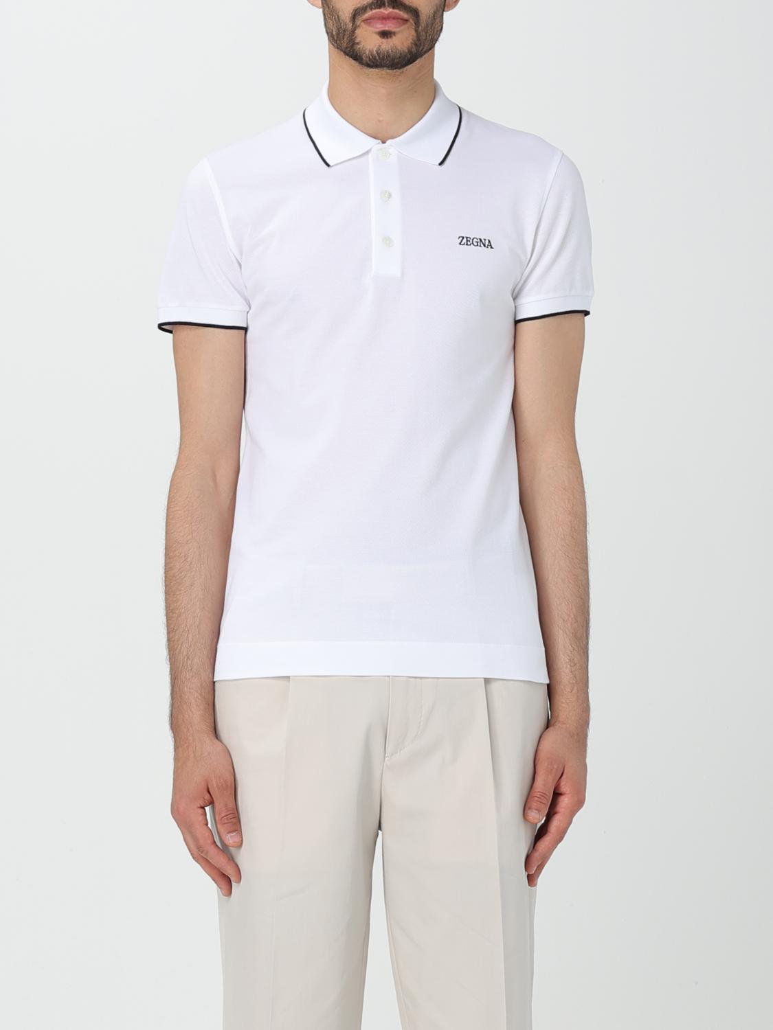 ZEGNA POLO: Polo herren Zegna, Weiß - Img 1