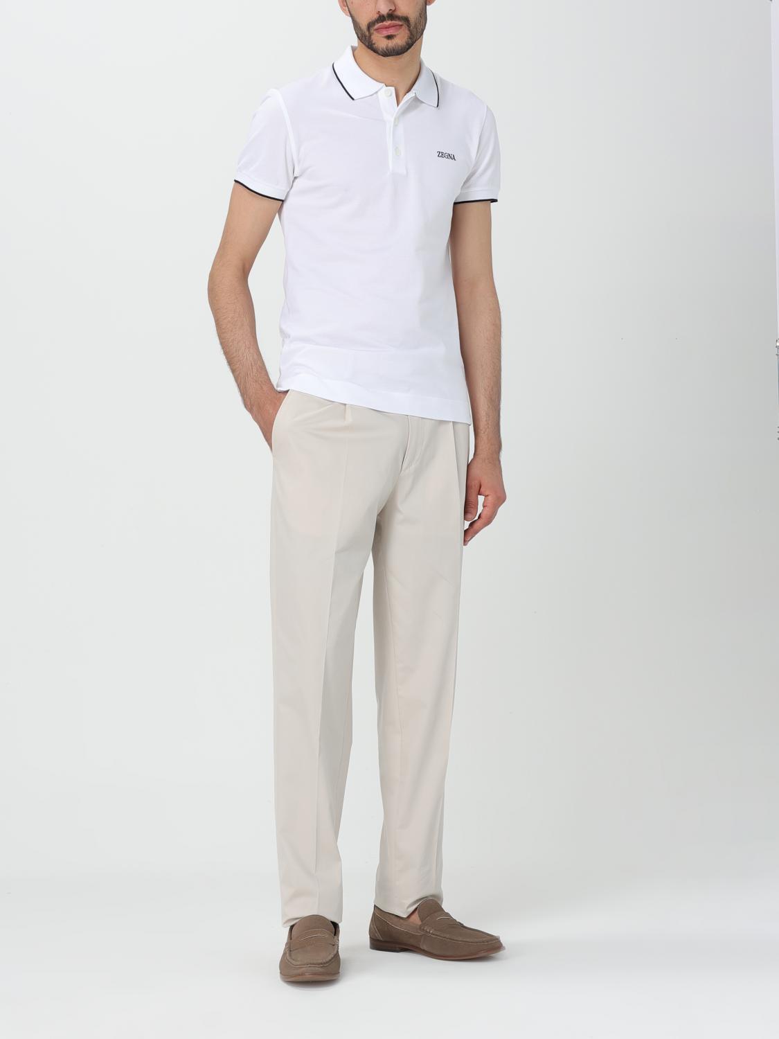 ZEGNA POLO: Polo herren Zegna, Weiß - Img 2