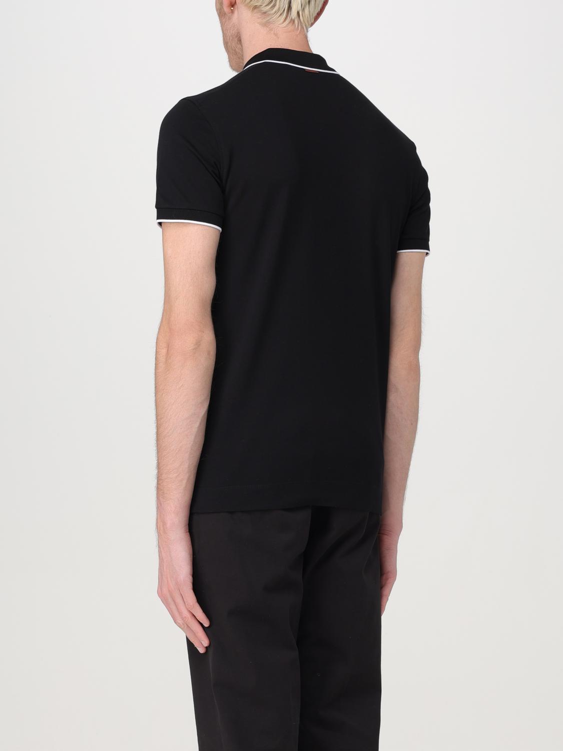 ZEGNA POLO: Polo herren Zegna, Schwarz - Img 3
