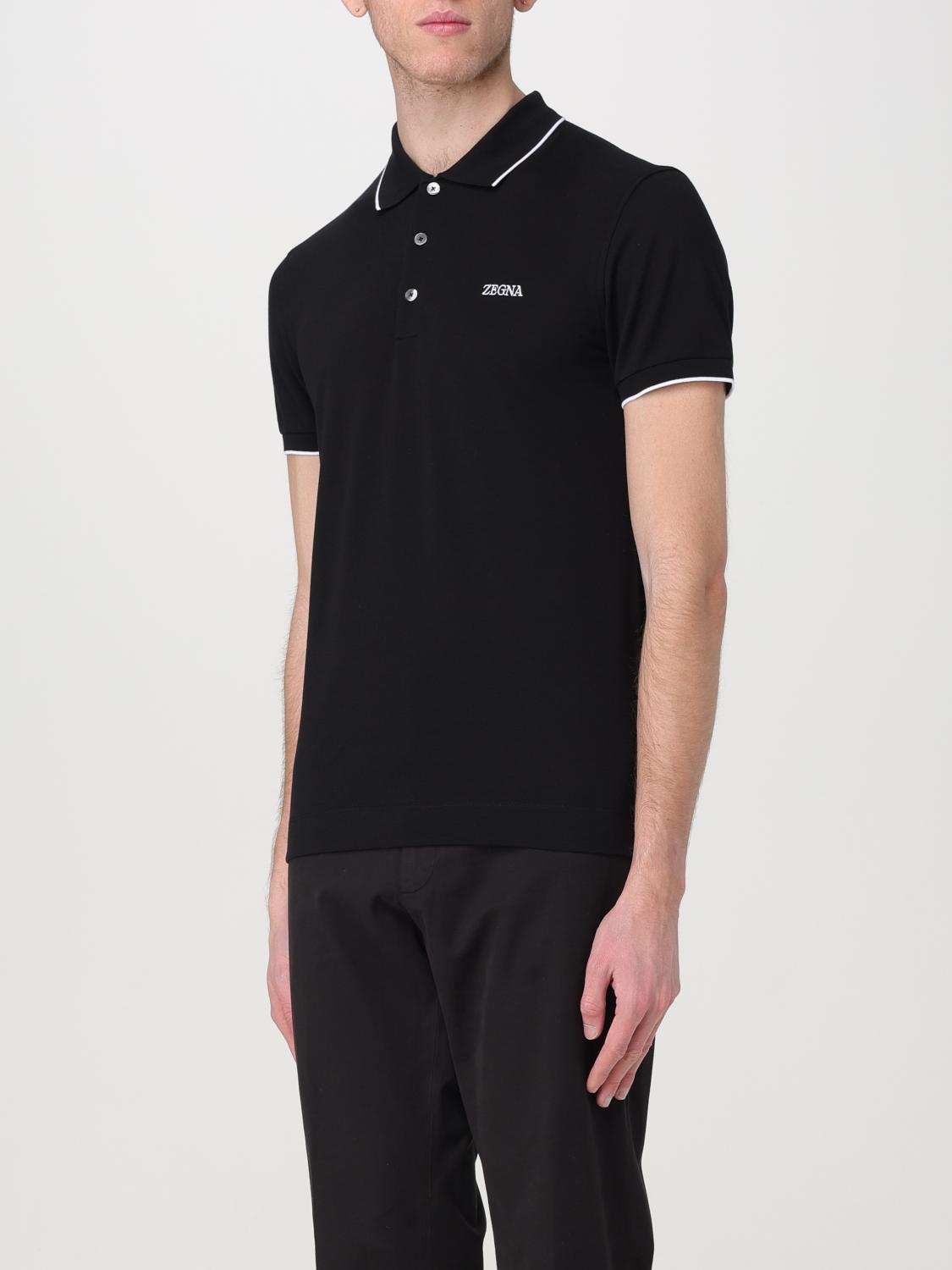 ZEGNA POLO: Polo herren Zegna, Schwarz - Img 4