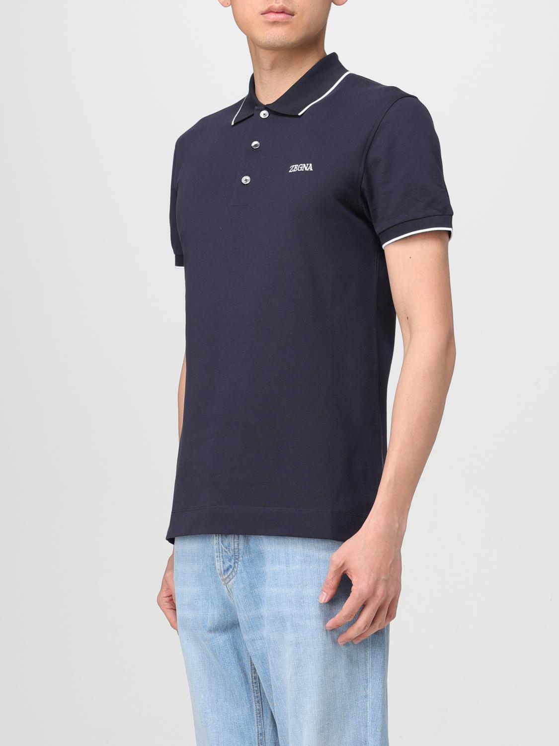 ZEGNA POLO: Polo hombre Zegna, Azul Oscuro - Img 4