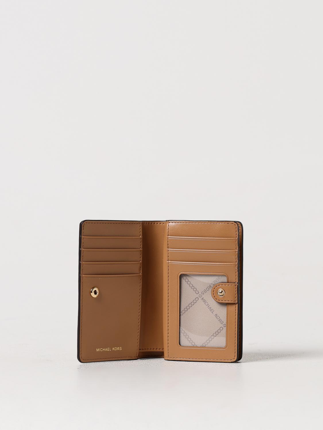 Michael Kors Wallet woman - Brown | 34S4G8ED6L | GIGLIO.COM