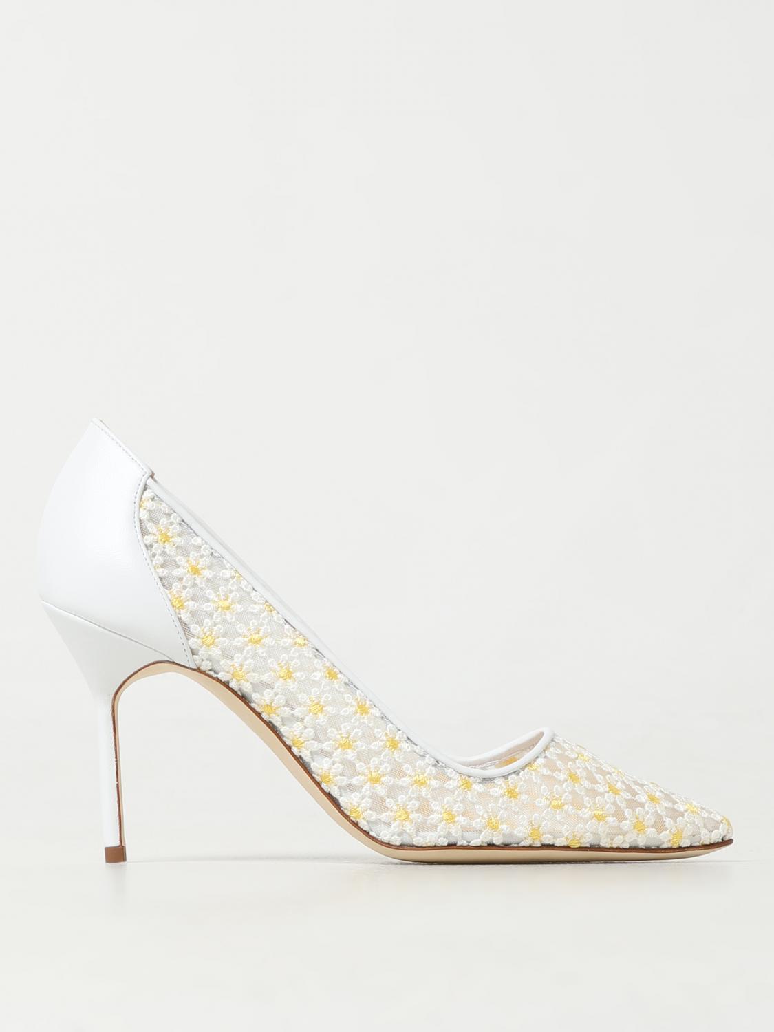 MANOLO BLAHNIK PUMPS: Shoes woman Manolo Blahnik, White - Img 1