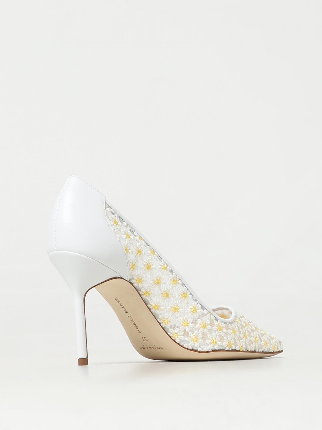 MANOLO BLAHNIK PUMPS: Shoes woman Manolo Blahnik, White - Img 3